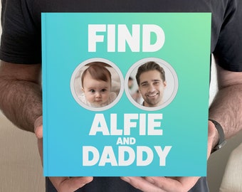 Find Daddy And Child Book, First Fathers Day, Daddy Birthday Gifts, Dad Gift, Baby Gift, New Born, Gift For Daddy, From Child, Son, Daughter