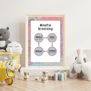 Finger Tracing Calming Cards, Printable Mindfulness Flash Card, Calm Down Corner Activity, Kids Meditation, ZenZone