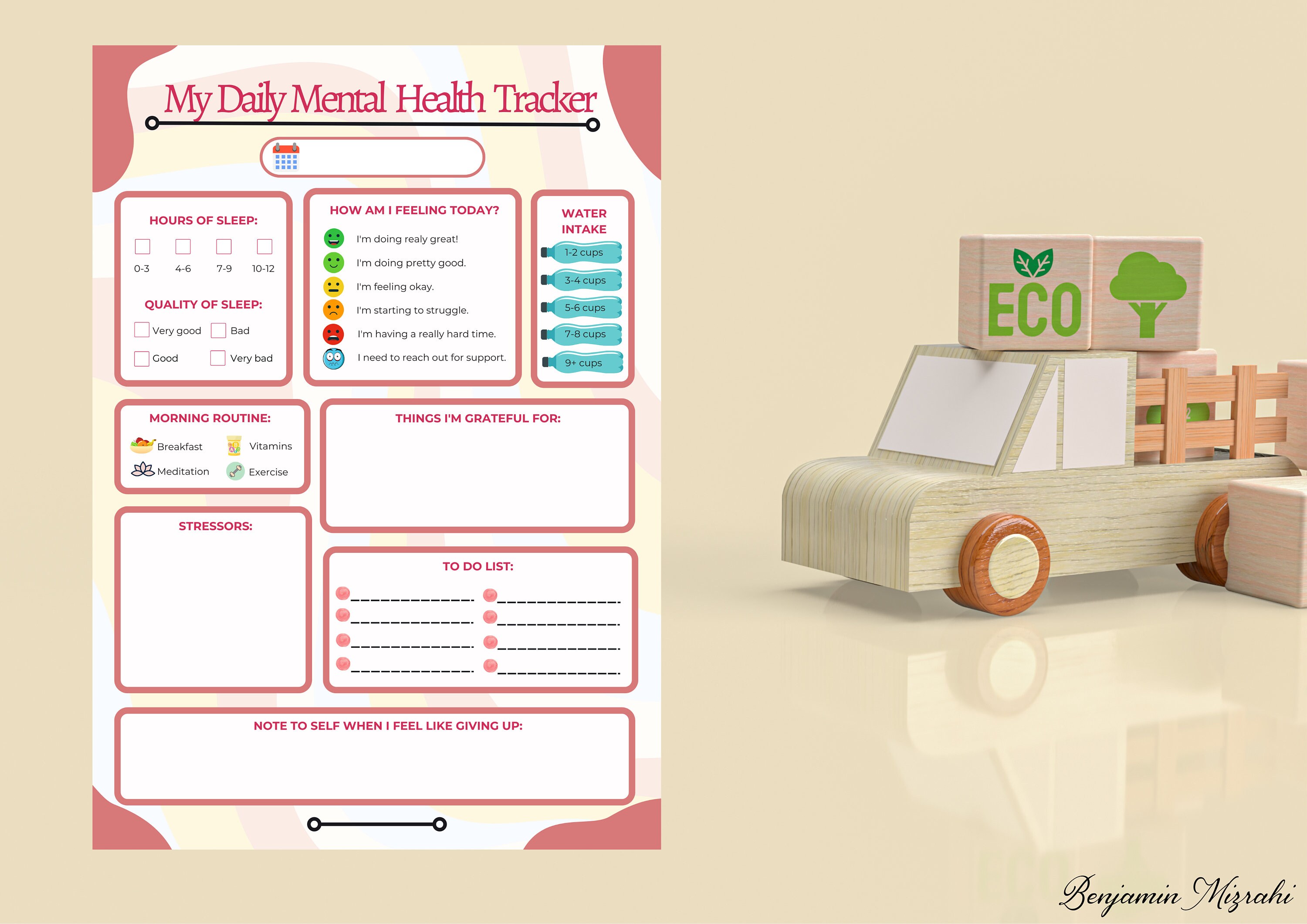 Daily Mood Tracker Printable Mood Track Emotion Tracker Mood Journal Daily Mood Tracker Printable Mood Track Emotion Tracker Mood Journal