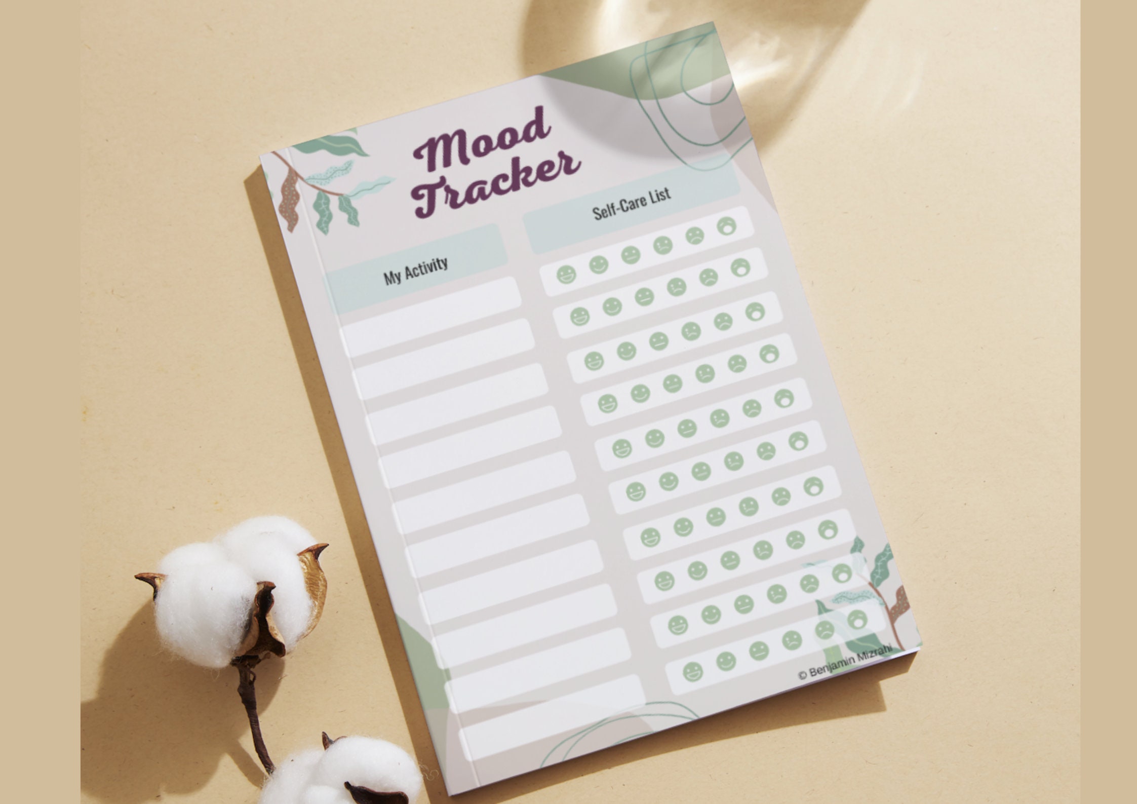Daily Mood Tracking Chart Template, Printable Mood Tracker Pages for ...