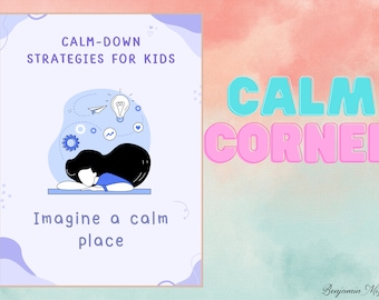 Calm Down Corner Poster – Beruhigungstechniken für Kinder (Digitaler Download)