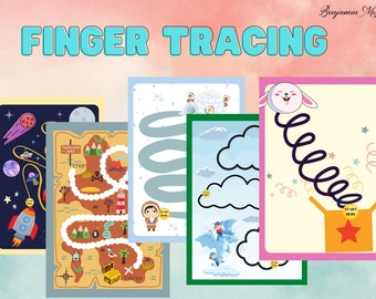 Finger Tracing Calming Printable Cards, Mindfulness, Calm Down Corner, Meditation Activity, Kids Zen Zone