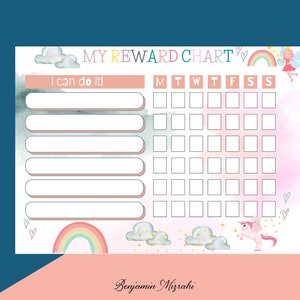 Kids My Rewards Chart - Printable Prize Chart for Kids