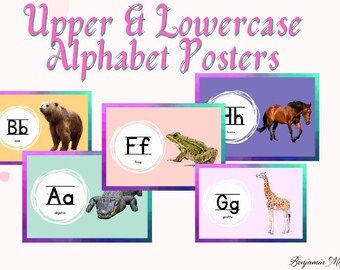 Alphabet Tracing Cards, A-Z Practice Worksheets (PDF)