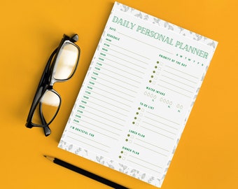 Daily Schedule Planner, Military Time, To-Do List (Digital Download)