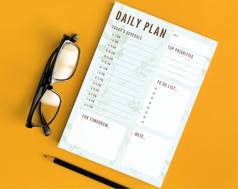 Hourly Daily Planner Printable, Work Schedule Template (Digital Download)