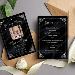 Funeral Brochure Funeral Program Template, Obituary Program, Memorial Program and Publisher Template Template, Editable Template