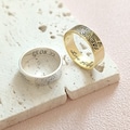 Actual Fingerprint Ring • Fingerprint Band Ring • Wedding Ring • Promise Ring • Nane Ring • Date Ring