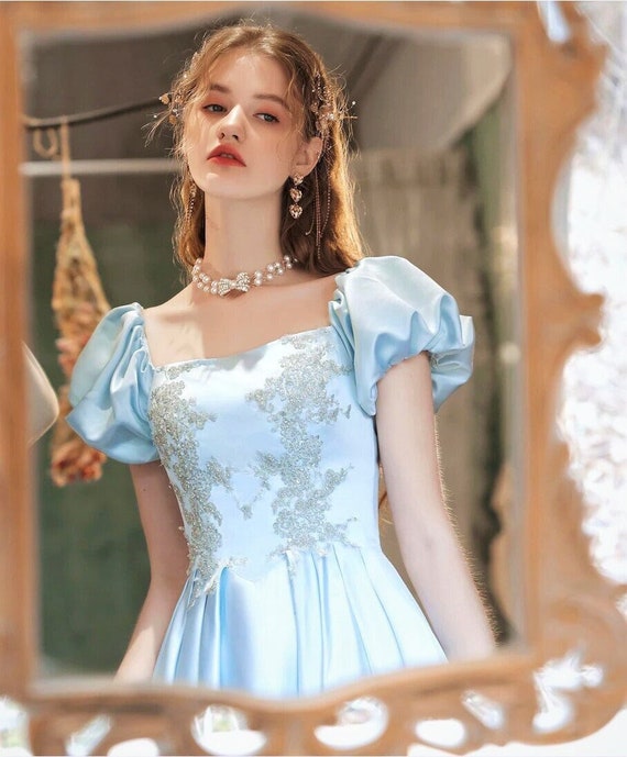 French Vintage Dress Cinderella Glamour Dress Party Dress - Etsy Canada