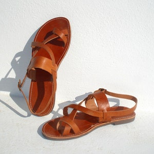 Handmade Roman Grecian leather sandals