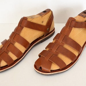 Greek Roman Gladiator leather sandals for women