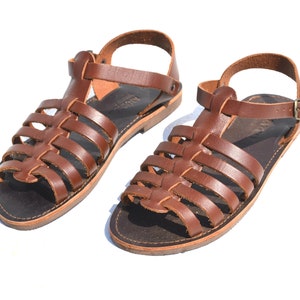 Greek Handmade Roman Leather Sandals for Men NEW STYLE - Etsy