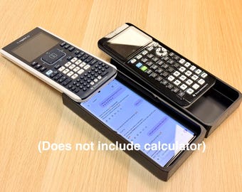 Calculator Slide Case (Case only) with hidden phone compartment | fits Ti-84 plus CE & Ti-Nspire CX | sneaky storage, school accessory, gift