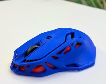 Wireless 3D Printed Computer Mouse | AI-Generated Design, Adjustable Sensitivity, PC, Mac & Chromebook Compatibility, Long Battery Life