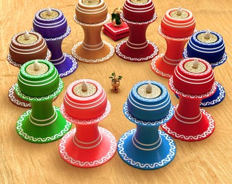 Tealight Candle Holder and Lamp Combo w/ LED Candle | Rangoli, Muggulu, Kolam, Diya, Deeya | Diwali Decor, Festival Decor, Indian Home Decor