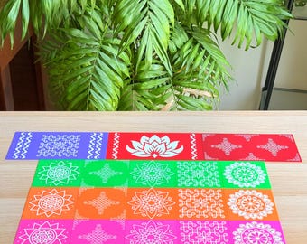 Rangoli Design Sheets for Pooja & Festival Décor | Kolam/Muggulu Patterns | Hindu Decor, Golu, Return Gifts, Indian Cultural Art, Arangetram