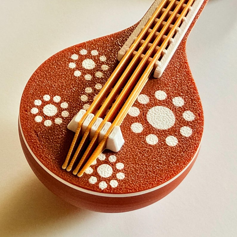 Mini Veena Model - Indian Classical String Instrument - Violin ...