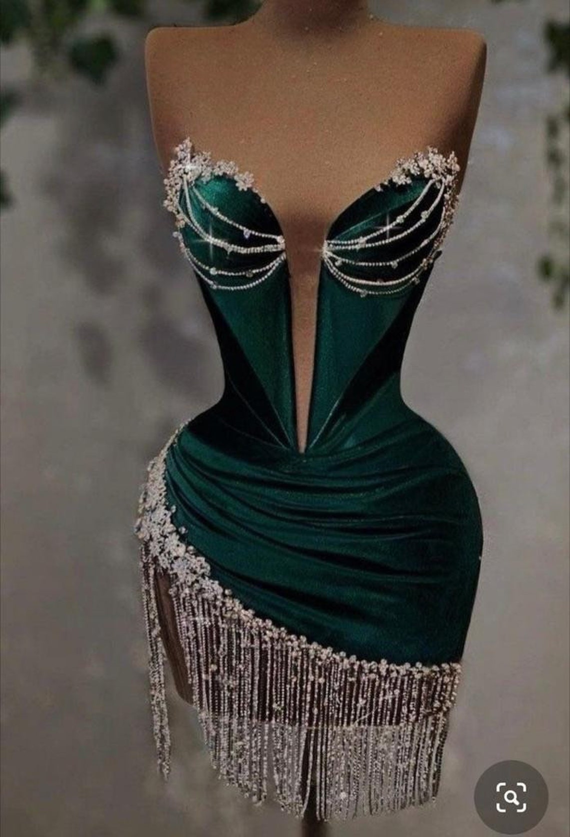 Classy Velvet Dress With Appliqués Prom Dress Free Shipping Etsy