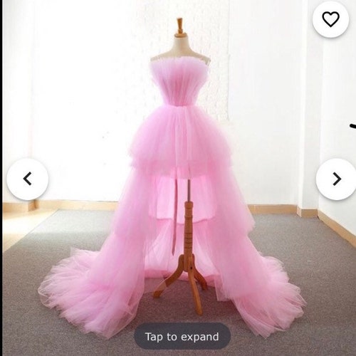 High Low Tulle Dress for Birthday Puffy Tulle Prom Dress Etsy