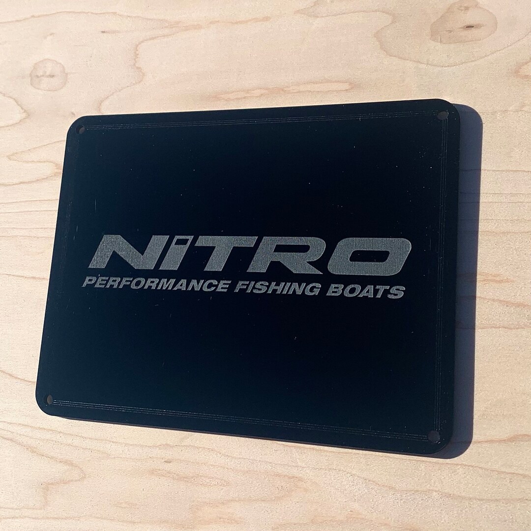 Cover Plate 7 1/4 X 5 1/2 for Nitro Boat, Depth Finder Cover Plate for