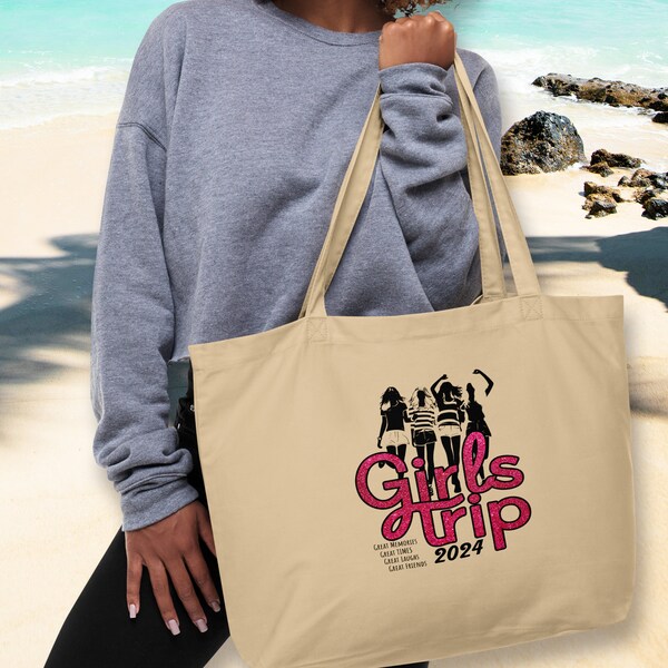 Girls Trip Bag, Girls Trip Gifts, Cotton Tote Bag, Canvas Tote Bag, Girl's Trip Bag, Girl's Party Bag, Girls