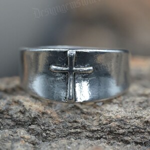 Christian silver rings top