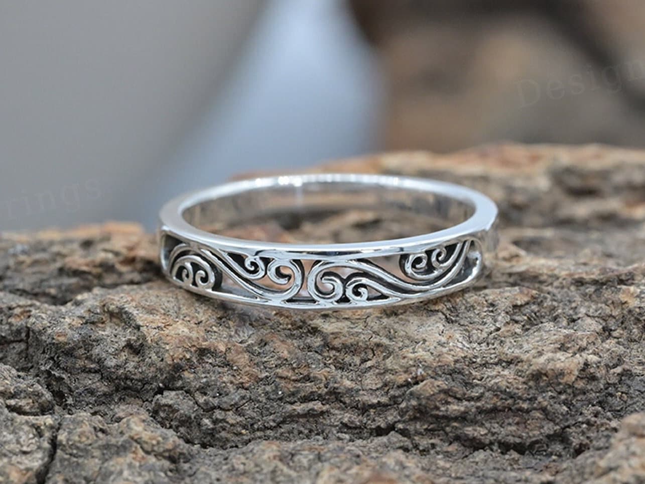 Silver Hollow Ring 