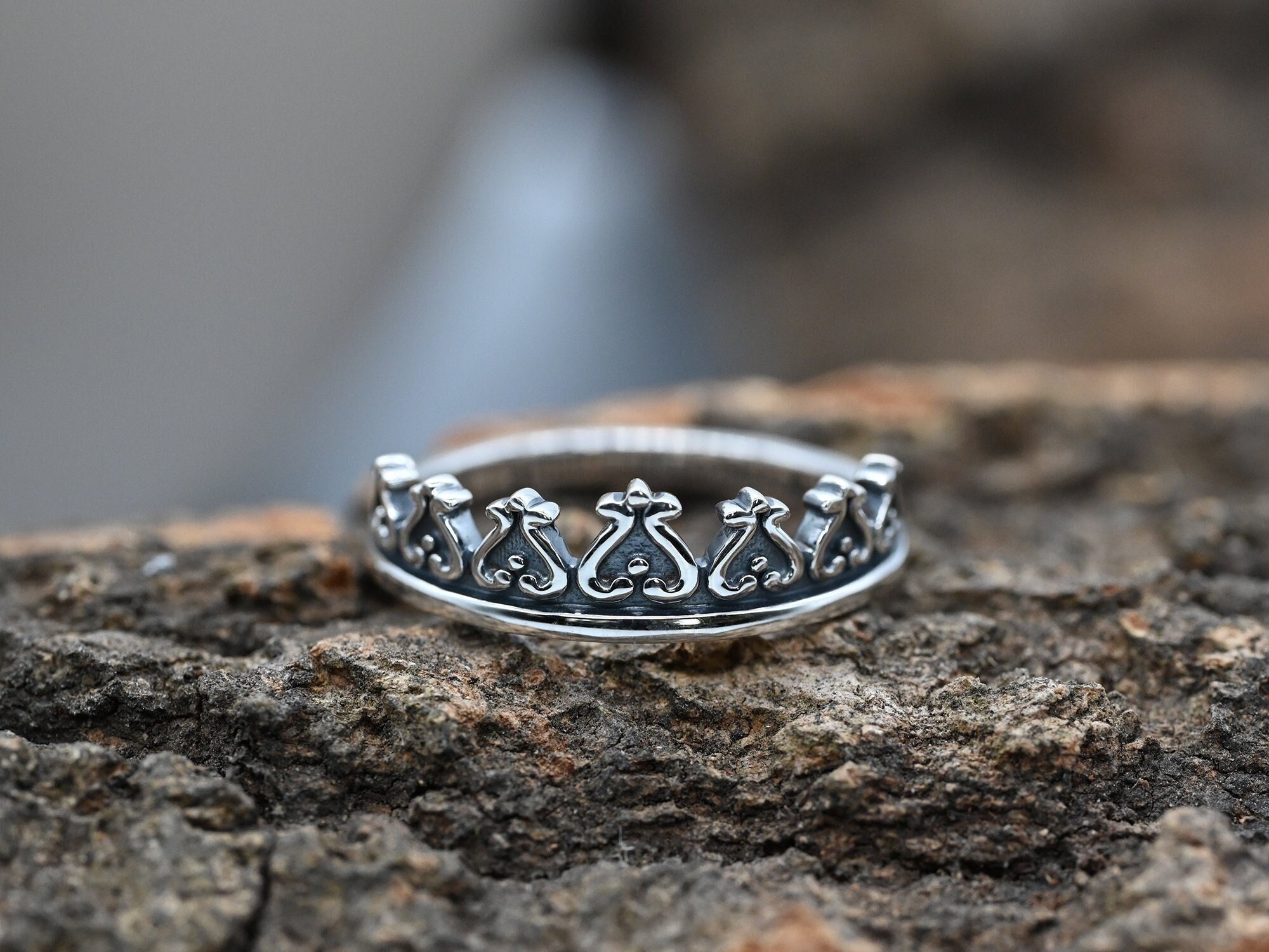 Amazon.com: Himpokejg Alloy Ring Solid Detachable Crown Detachable Crown  Ladies Ring Wedding Ring for Wedding - Platinum US 10 : Clothing, Shoes &  Jewelry