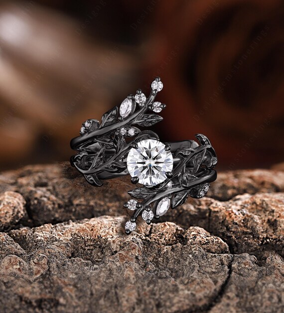 Genuine Diamond Ring Rhodium on Sterling Silver Ribbon Design Split Band Genuine Diamond Ring Rhodium on Sterling Silver Ribbon Design Split Band