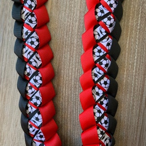 Soccer Lei - you pick color! Graduation Team Awards Senior night Stocking Stuffer