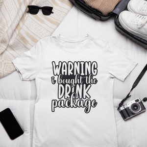 Cruise T-Shirt, Cruising Shirt, Drink Package, Family Fun Graphic Cruise Shirt, Vacation Tee, Cruise Apparel