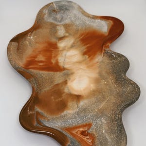 Stor dekorativ bricka med marmoreffekt, 100 % anpassningsbar