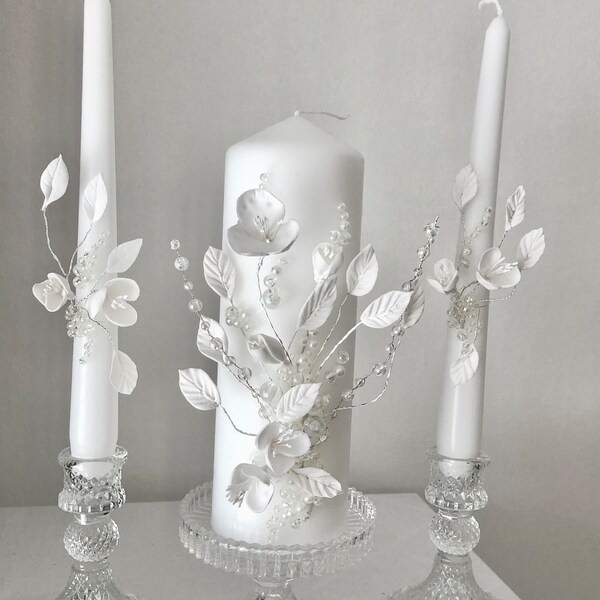 Wedding Candle Set Etsy