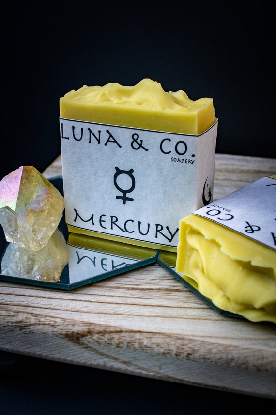 Mercury - Planetary Soap, Ritual, Cleansing, Spiritual, Magick