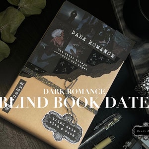BLIND BOOK DATE - Dark Romance Edition - Neues Taschenbuch - Bücherwurm Geschenk - Buchliebhaber Geschenk - Blind Date mit Buch