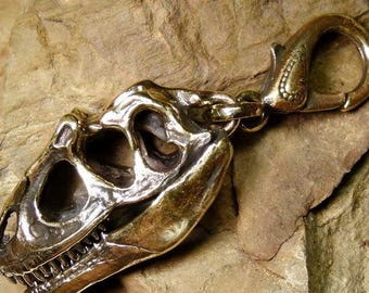 Velociraptor-sleutelhanger dinosaurusschedel – metalen sleutelhanger dino, rugzakbedel reptieldier, gunst kinderfeestje