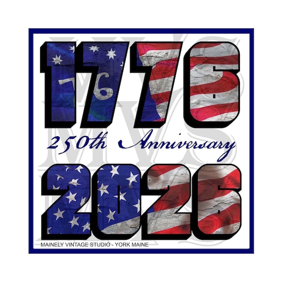 USA 250TH Anniversary PNG & JPG Digital Printable Art Download - Etsy