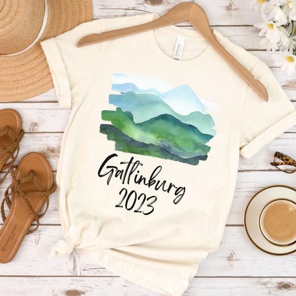 Painted Mountains Gatlinburg 2023 Vacation shirt,  Great Smoky Mountain Vacation 2023 shirt