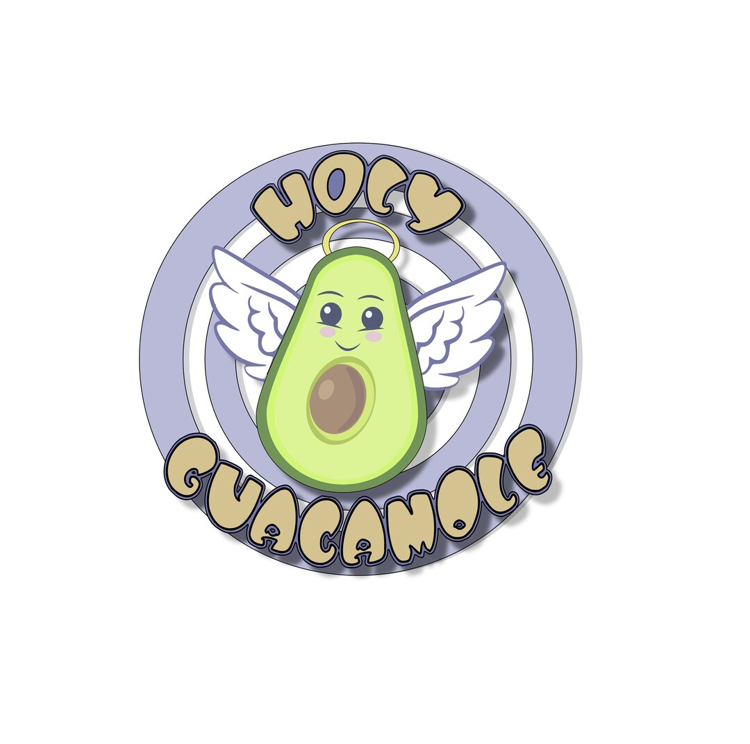 HOLY GUACAMOLE File, Sublimation, Instant Download, Cut-able, Food Pun ...
