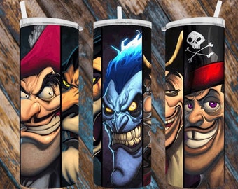 Male Villain Inspired Tumbler