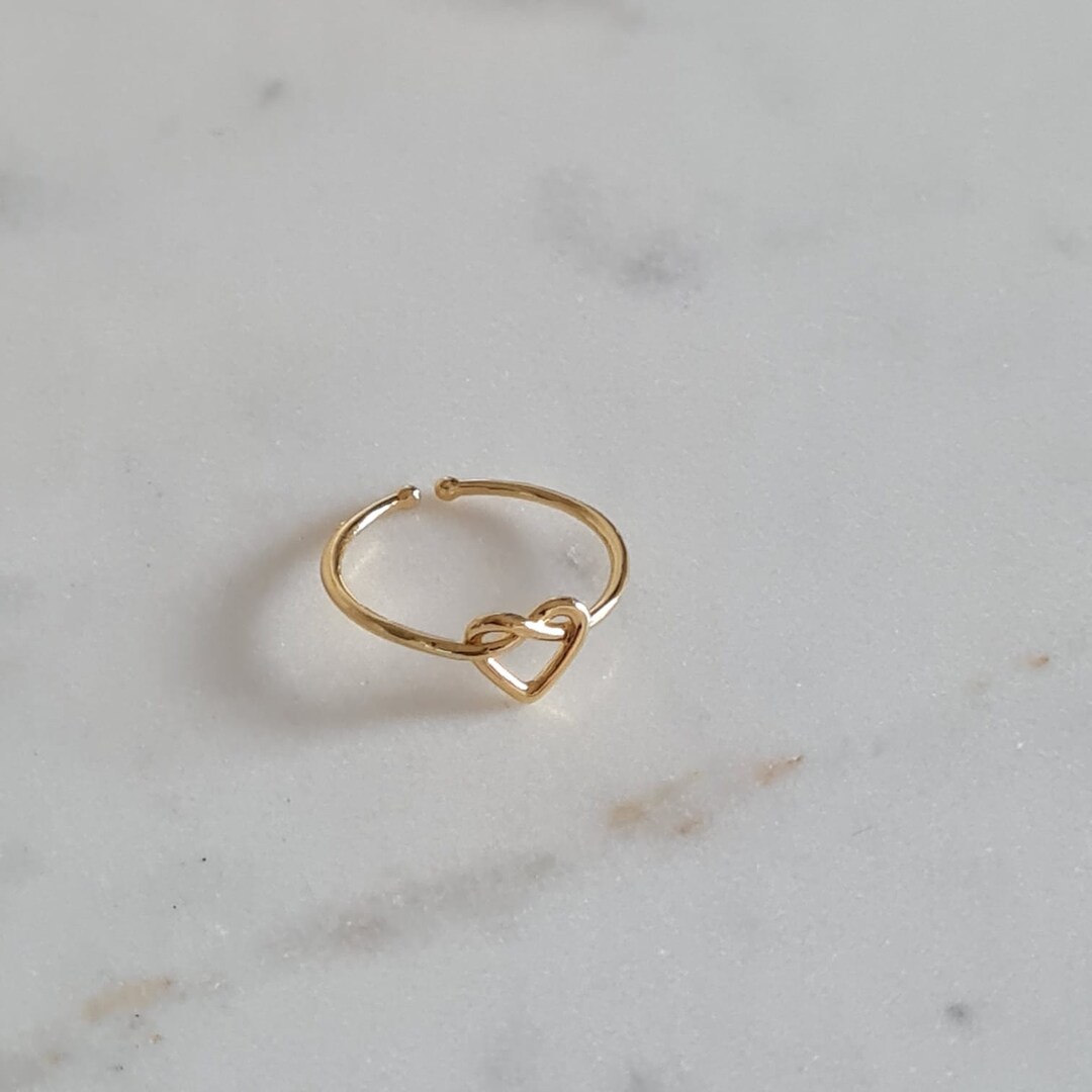 Heart Pretzel Infinity Love Knot Promise Ring Sterling Silver Band Siz