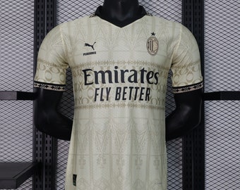 AC Milan White Player Version Football Football Jersey Championnat à l'extérieur 2023 2024 Édition limitée S M L XL XXL Nouveau avec étiquette