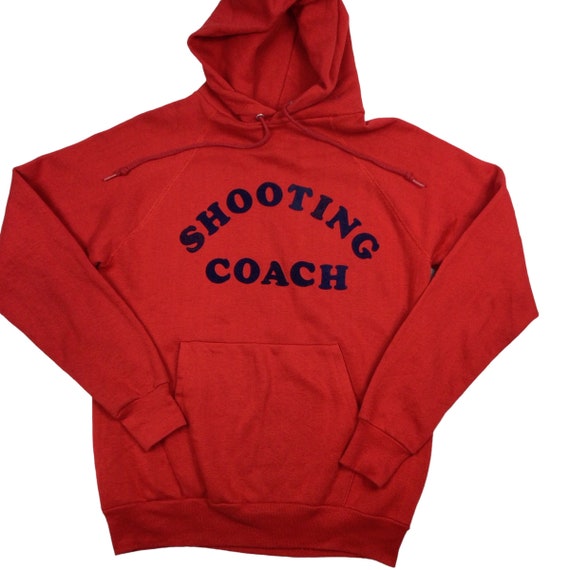 Vintage 1970s/80s Shooting Coach raglan hoodie.  … - image 3
