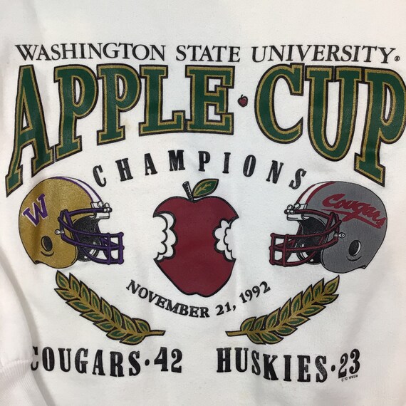 Vintage 1992 Washington Apple cup Crewneck sweats… - image 3