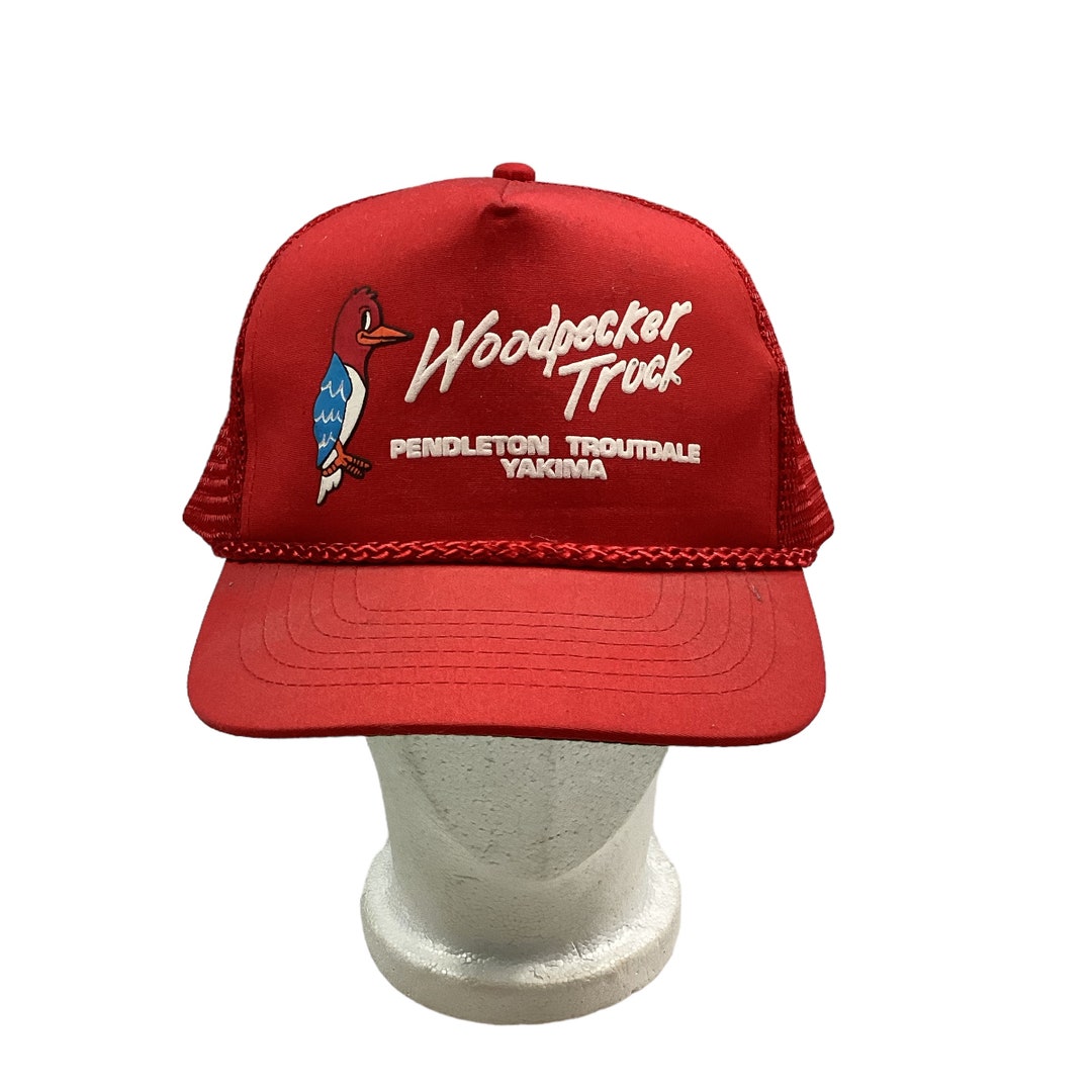 Vintage Woodpecker Truck Pendleton, Troutdale, Yakima Snapback. 80/90s