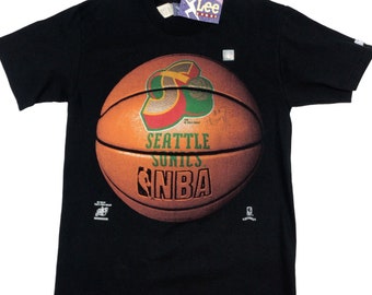 Vintage 1994 Seattle Supersonics NBA T-shirt. Made in the USA. Dead stock, tags still on.