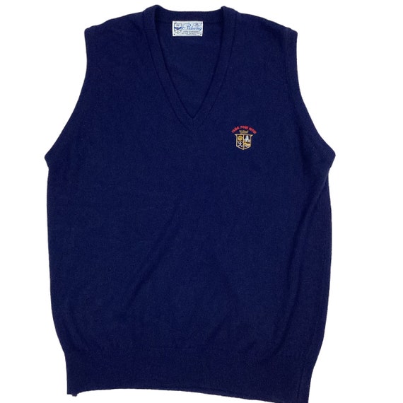 Vintage 1984 Pow Wow sweater vest. Made in the US… - image 1