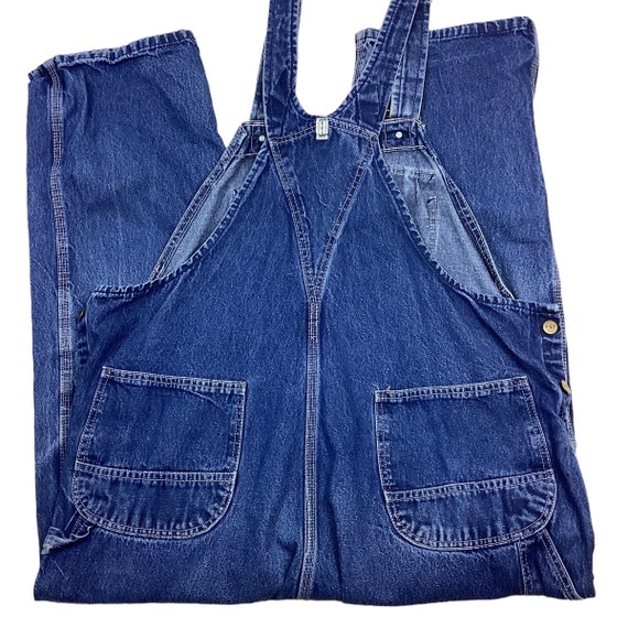 Vintage Key denim overalls. 90s. Tag is missing, … - image 2