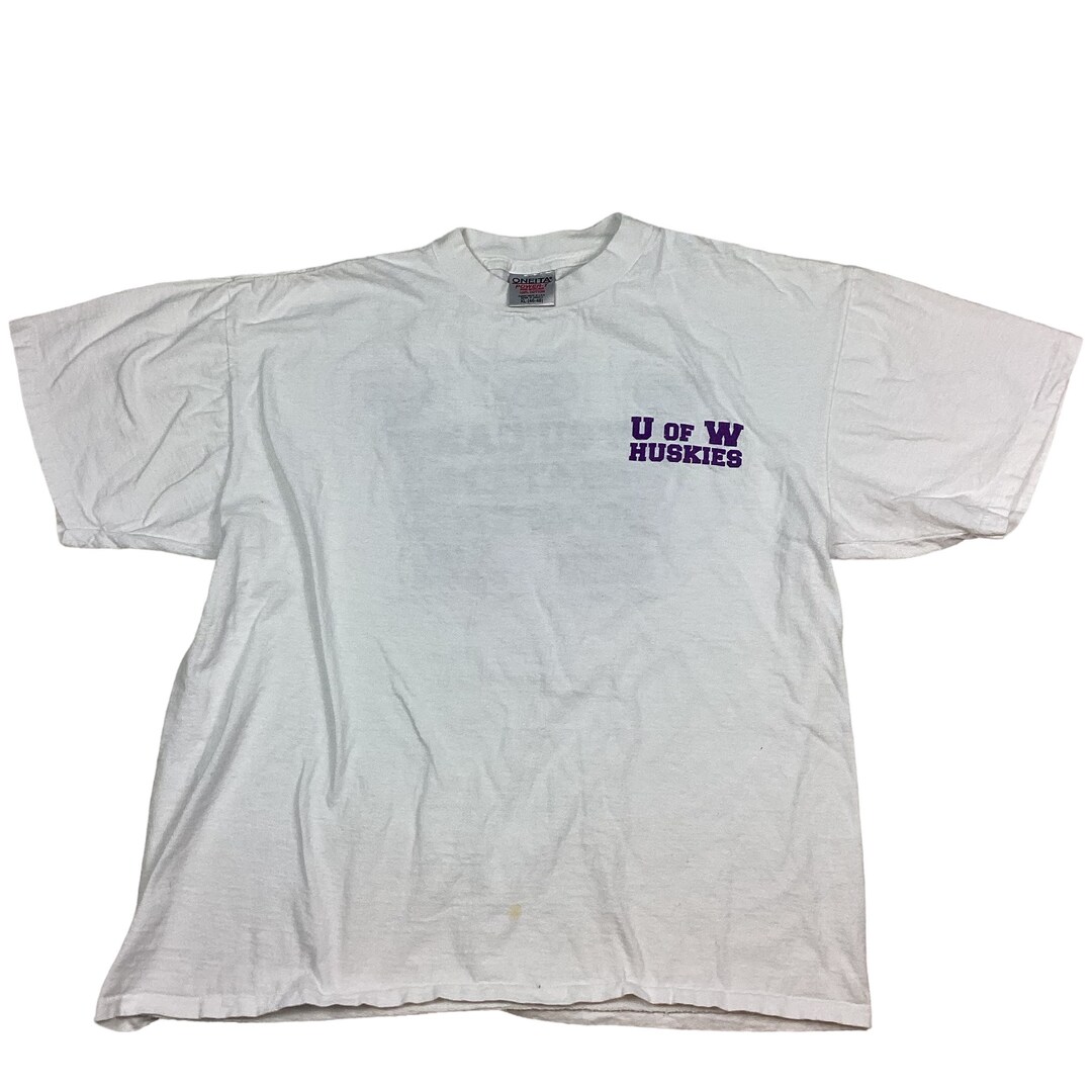 Vintage Washington Huskies if You Can T Beat em, Ban em Tshirt. Made in