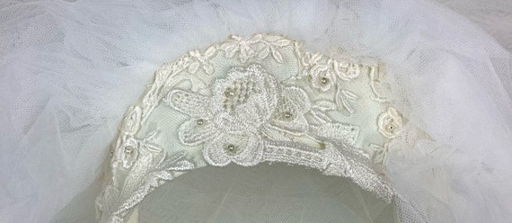 Vintage Symphony bridal veil. Made in the USA. 70… - image 3
